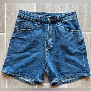 SHEIN denim jean shorts, size Small.